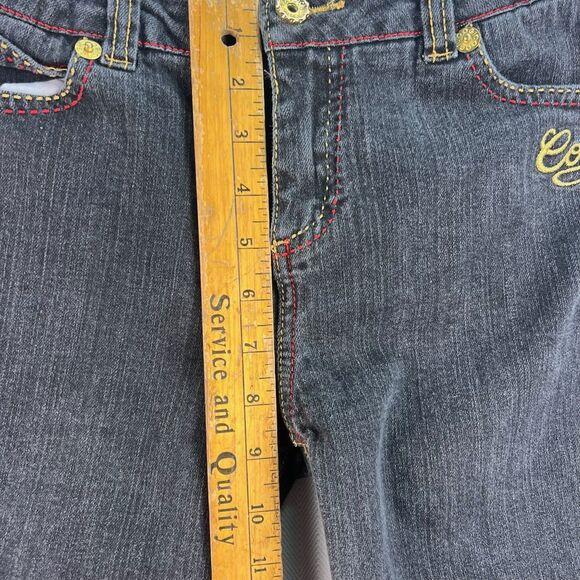 Coogi Denim Jeans Girl’s Size 16 Capri Black Wash Hip-Hop City Life Streetwear - Picture 5 of 12